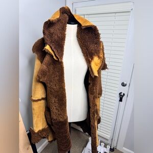 Rare coach shearling sz slim xl
